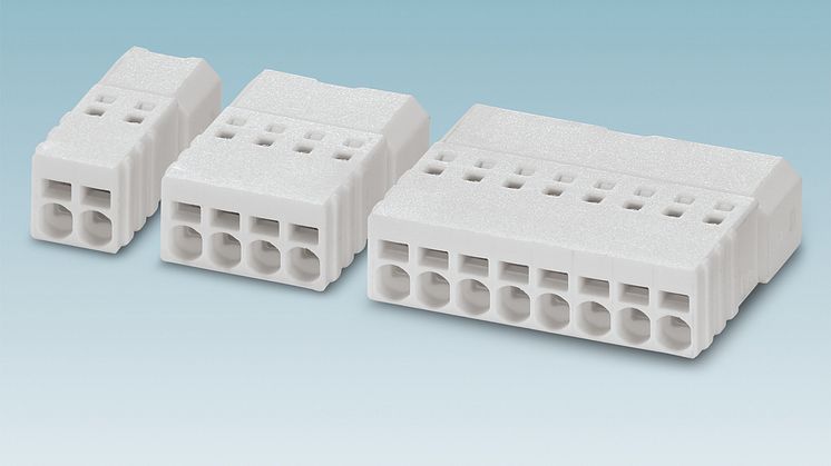 Inverted PCB connectors for LED applications