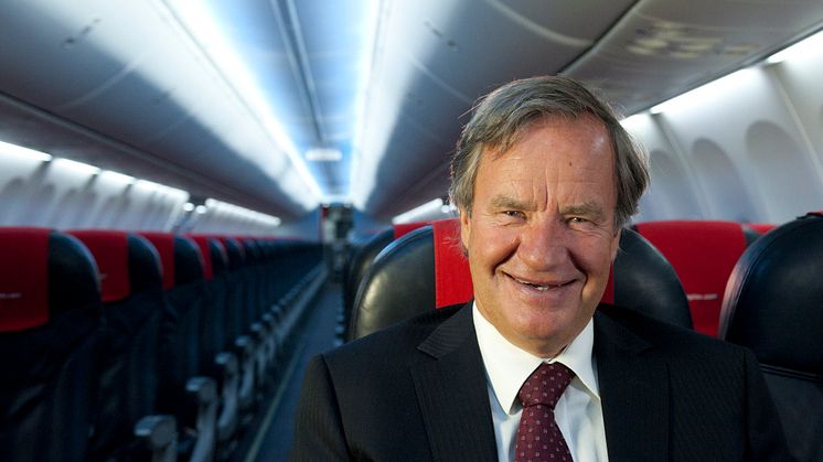 Bjørn Kjos i Norwegian-fly