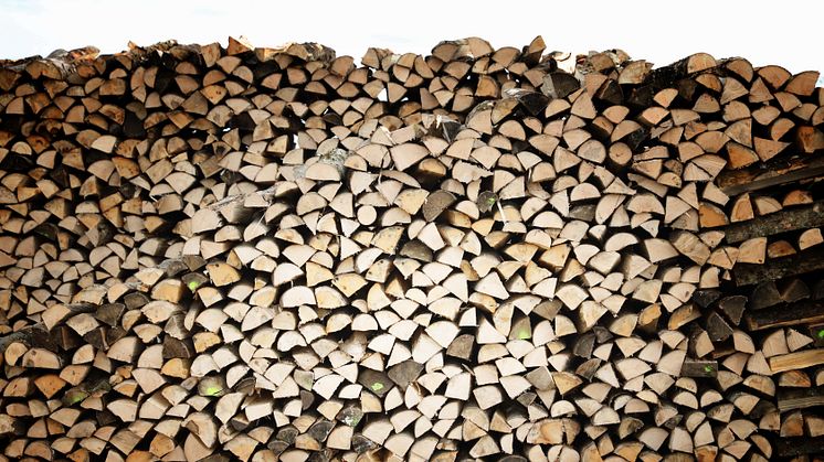 Gut gelagertes, trockenes Brennholz verringert den Feinstaubausstoß erheblich