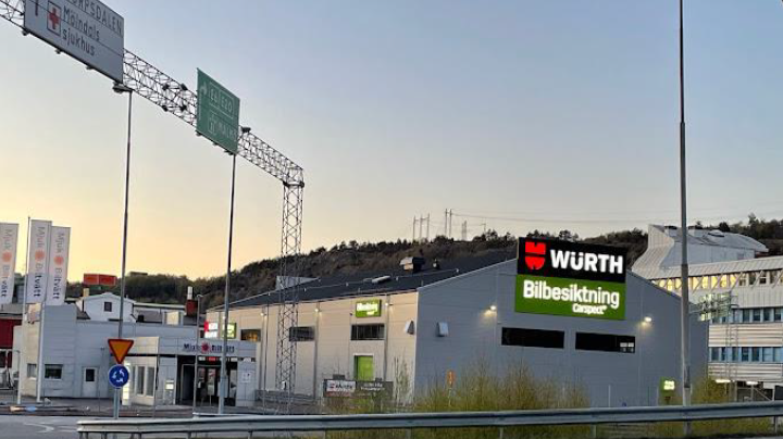 Carspects nya station i Göteborg Mölndal