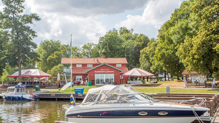 Sundbyholms gästhamn vid Mälaren, fotograf Pierre Pocs