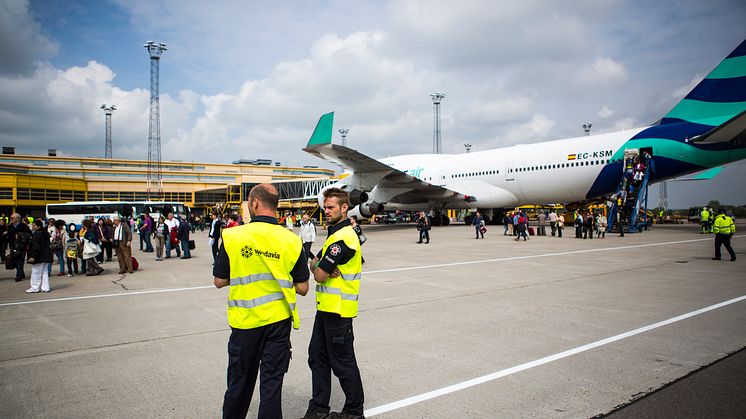 Utlandsresandet ökar på Malmö Airport under årets första kvartal 