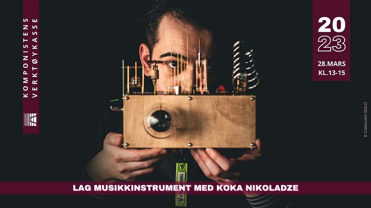 Komponistens verktøykasse med Koka Nikoladze, tirsdag 28.mars kl. 13:00 – 15:00. Foto: Colección Solo