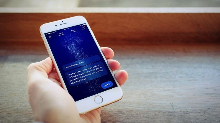 Notifikationer i realtid varnar dig för potentiella läckor och ger dig möjlighet att stänga av ditt vatten på distans med Phyn-appen.