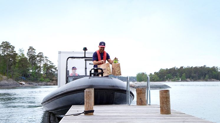 Mathem ger startsignal för årets skärgårdsleveranser  – ett sommartecken att lita på