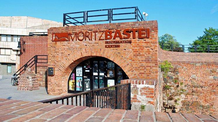 Das Informations- und Ticketbüro der Moritzbastei