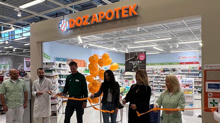 Premiär för DOZ Apotek Solberga Strängnäs med anslutning till COOP.