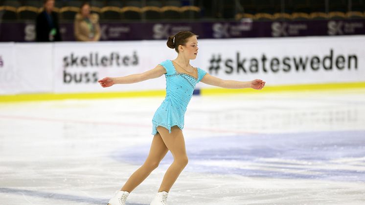 Selma Ihr är en av åkarna som har chans att ta hem guldet i juniordamernas final.