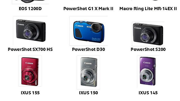 Nye kameraer og tilbehør fra Canon gir alle mulighet til å ta neste steg 
