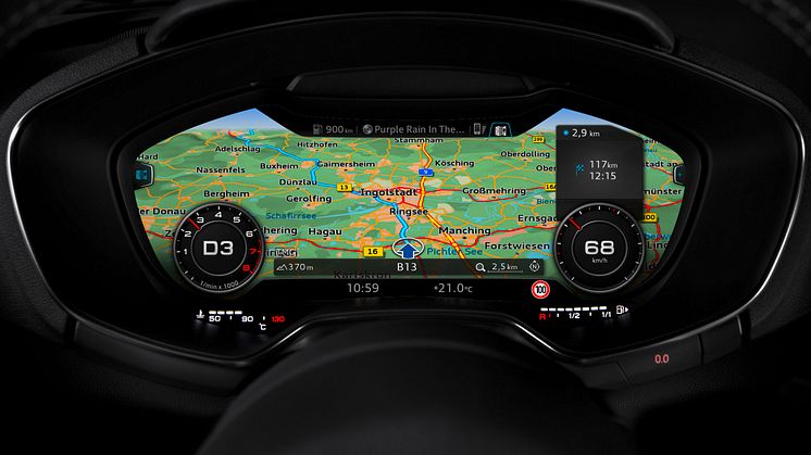 Audi virtual cockpit navigation