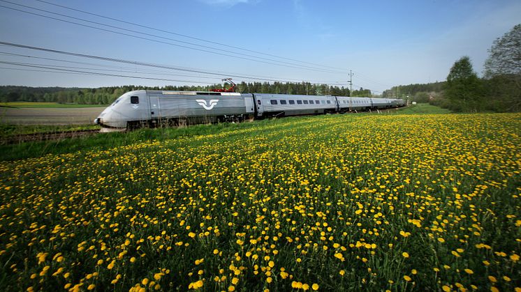 Kraftigt bokningstryck på sommarens tågresor