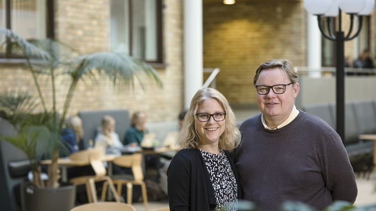 Anna Linusson Jonsson, föreståndare, och Benkt Wiklund, samordnare. Foto: Mattias Pettersson