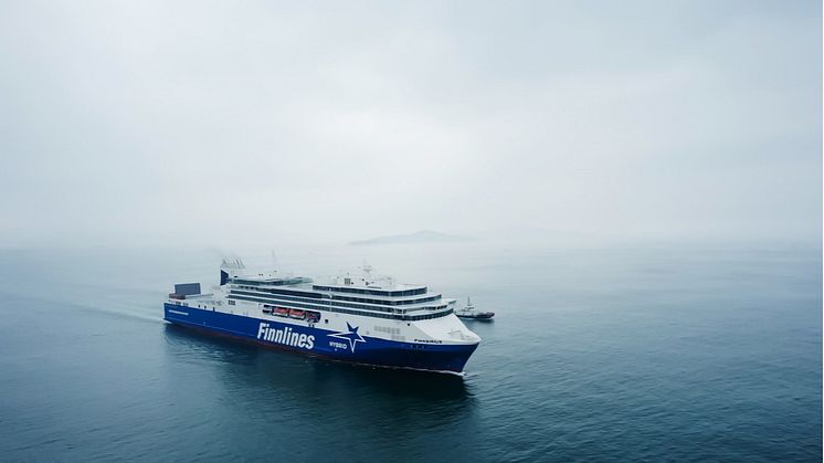 Finnsirius satte kurs mot Finland från Kina den 23 juli 2023. Foto: Finnlines.