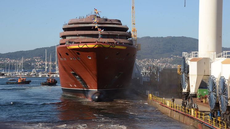 The Ritz-Carlton Yacht Collection Splashdown ceremony back