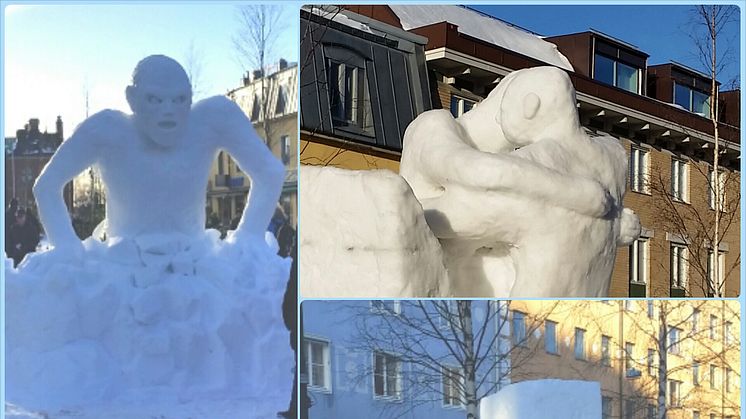 Startskott för Umeåmästerskapen i snöskulptur  