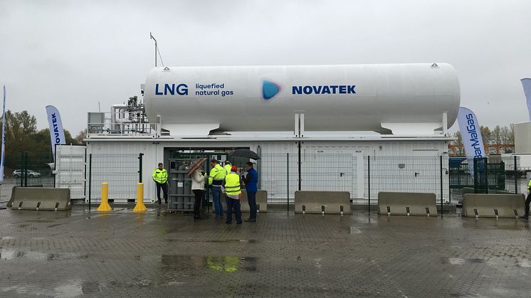 Neue LNG-Tankstelle in Rostock