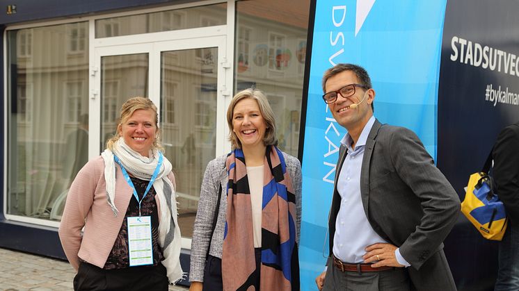 Anna Thore, Carolina Skog, Mattias Goldmann från Kalmarsundsveckan 2018