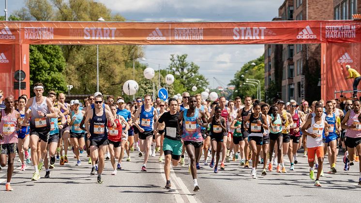 Över 10 000 sprang adidas Stockholm Marathon