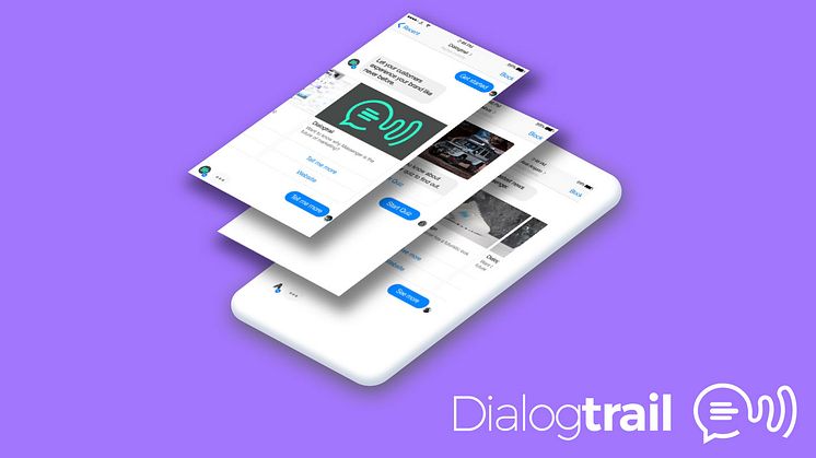 Dialogtrail gör det möjligt att skicka riktade nyhetsbrev i Facebook Messenger.  | Foto: Dialog Trail | Chalmers Ventures