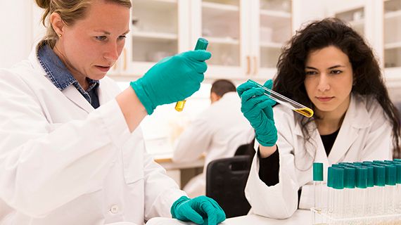 Studenter som läser till biomedicinsk analytiker på Högskolan Kristianstad rekommenderar gärna sin utbildning till nya studenter, precis som sjuksköterskestudenterna gör.