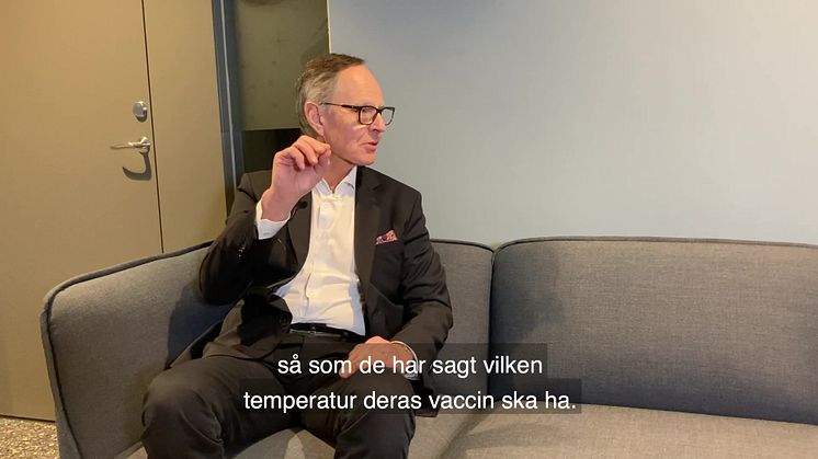 Transport av Covid-19-vaccin med Gustaf Sundqvist, Senior Vice President Air SE/DK/IS | En snabbis med DB Schenker