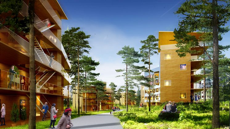 Akademiska Hus avsätter mark för studentbostäder på Campus Umeå