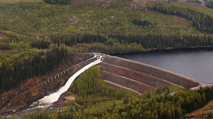 Höljes kraftverk. Bild från Fortum. 