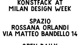 Konstfack i Milano med besjälad design