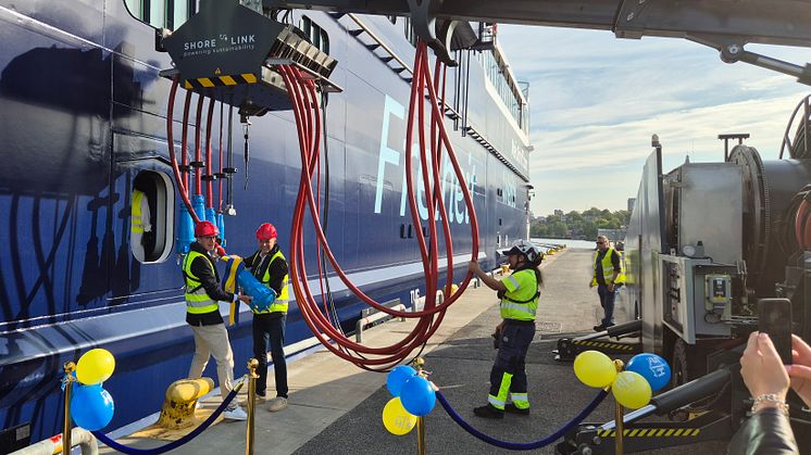 Mein Schiff 7 anländer till Stockholm – milstolpe i TUIs engagemang för minskade utsläpp