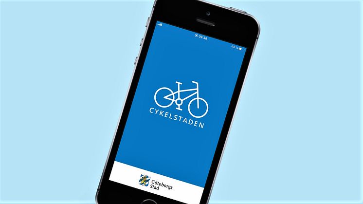 Nu finns appen Cykelstaden i ny version i Göteborg