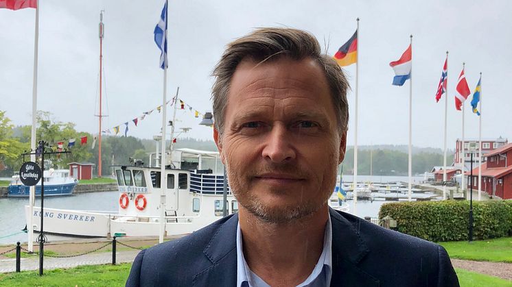 Magnus Hollwin, ny marknads- och kommunikationschef på AB Göta kanalbolag.