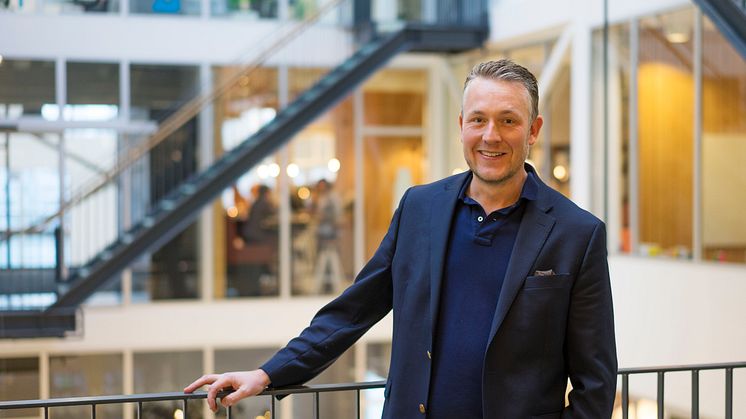 Viktor Sandgren,  Head of Enterprise på Telavox. Foto: Jonas Erickson