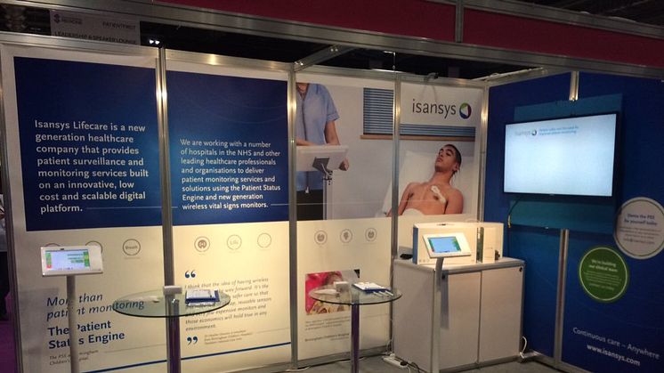 Isansys showcasing the Patient Status Engine at Patient First 2015