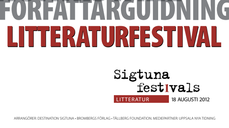 Sigtuna Litteraturfestival Program