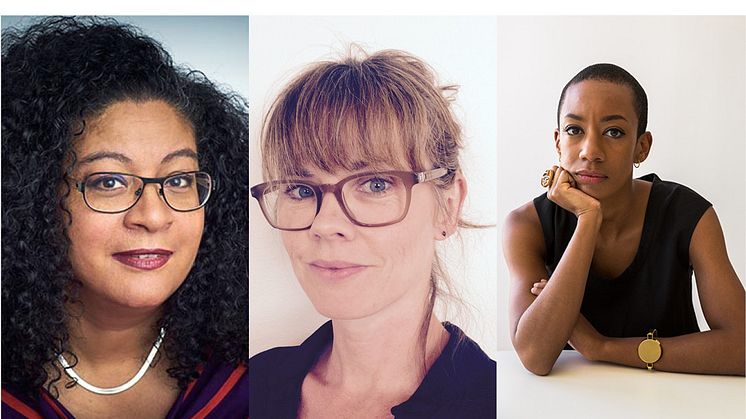 Bild: Ylva Habel, Eva Minoura och Elena Smon Wolay (Foto: Fredrik Skogkvist)