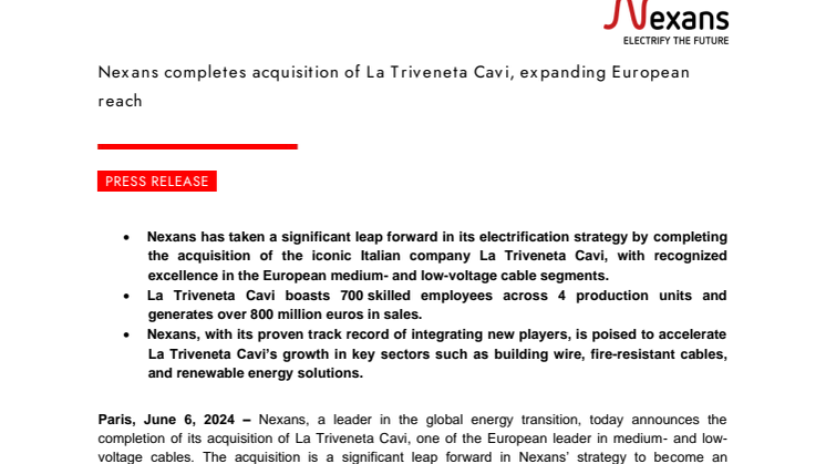 2024_06_06_pr-Nexans completes acquisition of La Triveneta Cavi, expanding European reach.pdf