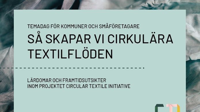 Circular Textile Initiative drivs av Göteborgsregionen, Re:textile, Wargön Innovation och Swedish Fashion Council. Ett unikt samarbete, i ett unikt projekt.