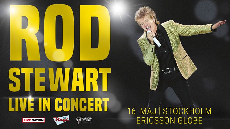 Rod Stewart återvänder till Sverige för ett konsertbesök