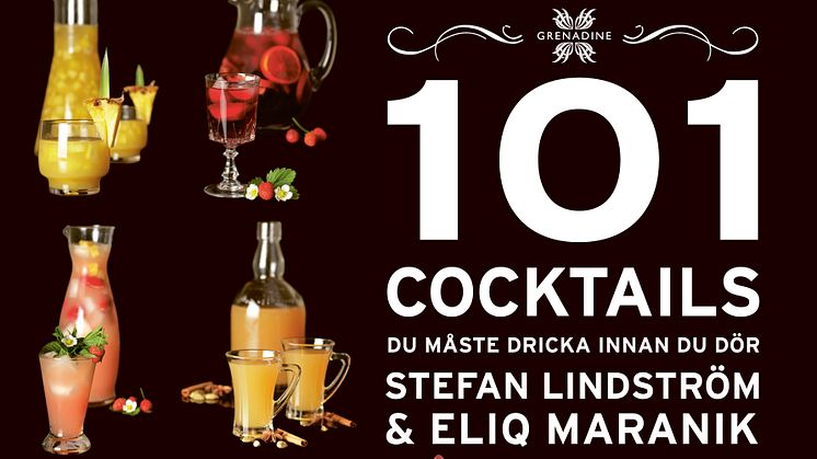 Omslag "101 Cocktails du måste dricka innan du dör" 