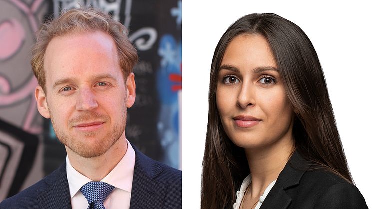 Erik Kasselstrand och Tina Dalaei - två starka rekryteringar till Cushman & Wakefields transaktionsteam i Öresundsregionen