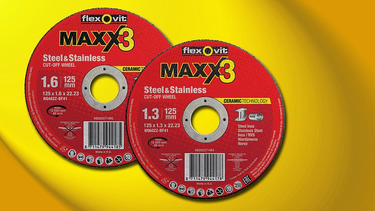 Flexovit-Maxx3-Skæreskiver-Sortiment