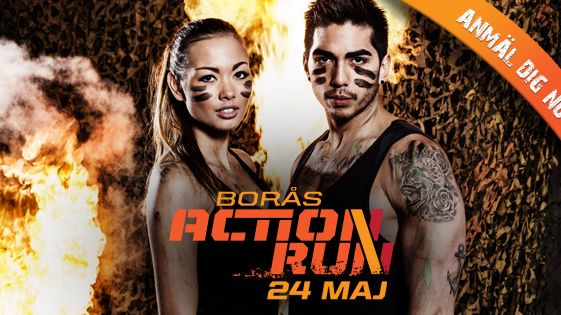 Borås Action Run 2014 - Sveriges enda hinderlopp i stadsmiljö!