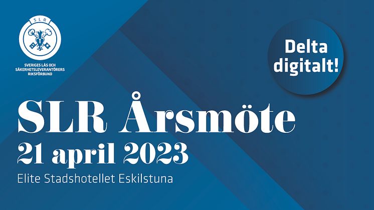 Delta digitalt på SLR:s årsmöte