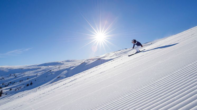I tillegg til skikjøring på Norges største skisted kan man gjøre mange andre vinteraktiviteter. Foto: Ola Matsson/Skistar Trysil