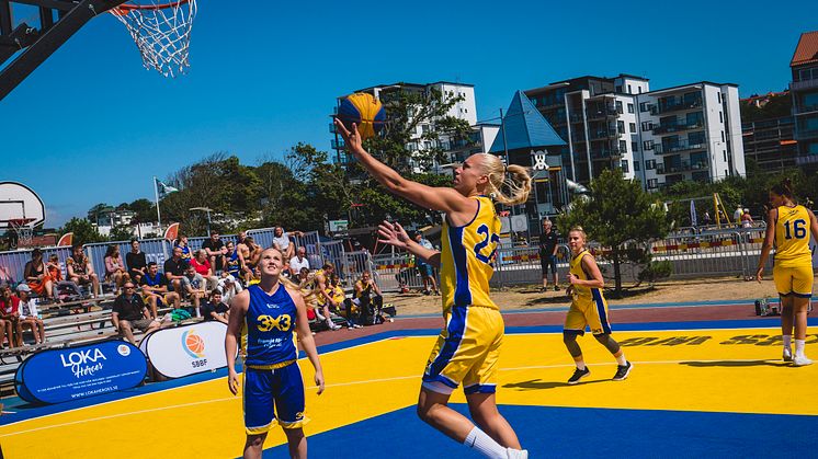 Malmö bjuder på 3x3 streetbasket på elitnivå – mitt under festivalyra