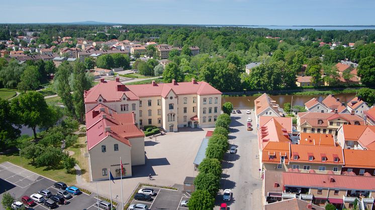 Vy över yrkeshögskolan Dacapo Mariestad.