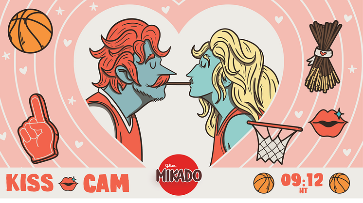 Mikado celebra la settimana dell’amore con la campagna ‘Un Mikado Kiss per farti innamorare’. Per l’occasione, il brand annuncia la sponsorizzazione della Final 8 della Lega Basket Serie A e porta in campo l’epica Kiss Cam