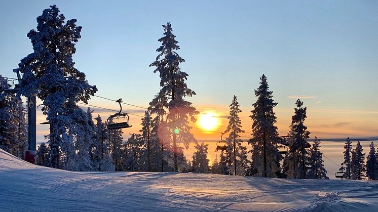 Idre Himmelfjäll i vinterskrud