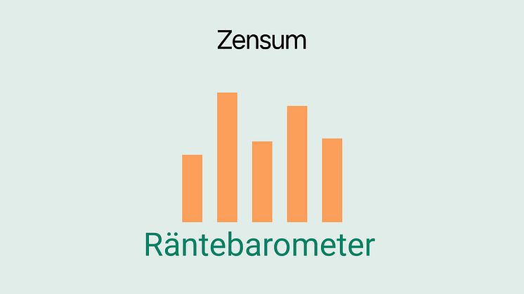 Zensums Räntebarometer Q1 2023: Så hög var svenskarnas snittränta på bolån