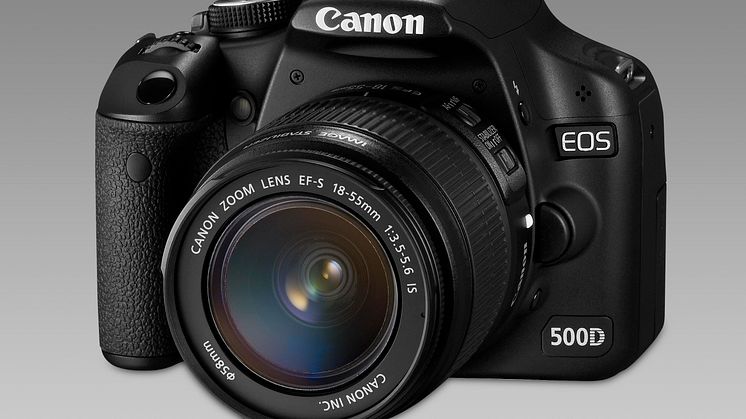 Canon EOS 500D - 15,1 megapixels och video i full HD till alla fotoentusiaster